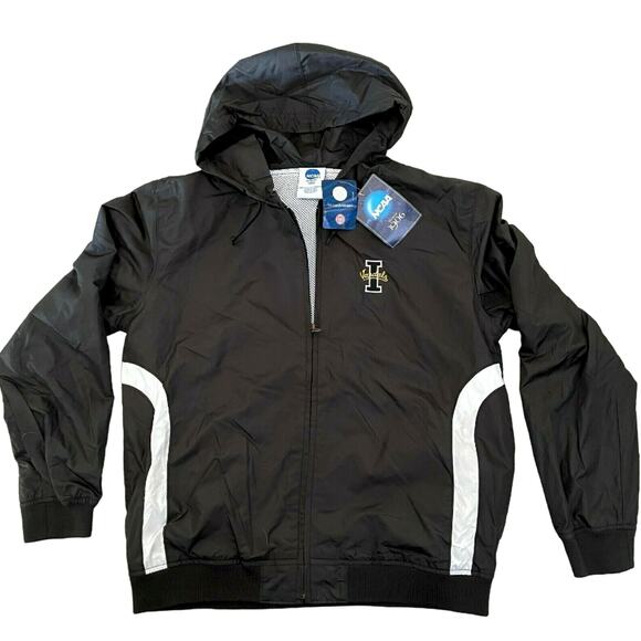 University of Idaho Vandals NCAA Jacket Womens Black Embroidered - Size Medium - Picture 1 of 5